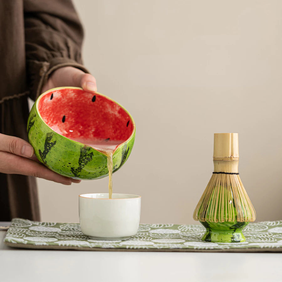 Handmade ceramic bowl, used for brewing matcha.